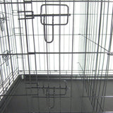 42" Pet Kennel Cat Dog Folding Steel Crate Animal Playpen Wire Metal 14942781