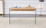 The top of the coffee table is made of medium density fiberboard and wooden stickers, with W1512P347778