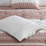 Full/Queen 3 Piece Cotton Comforter Set with Chenille Tufting B035P148267