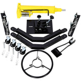 ZNTS 1660lbs Transmission Jacks Quick Lift Dual Spring , Hydraulic Transmission Jack 2 Stage Hydraulic w/ W46557316