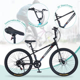 Freestyle Kids Bike Double Disc Brakes 26 Inch Children's Bicycle for Boys Girls Age 12 Years W1019124185