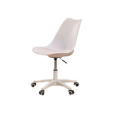 ZNTS Armless Office Chair,Ergonomic Small Computer Desk Chair with Wheels,Adjustable Rolling Chair, W2533P171799