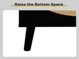 2-Drawer Tall Arched Rattan-Finished Shoe Cabinet Particleboard Plastic Rattan 21.26*9.45*38.58in 99213183