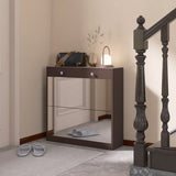 Mirror Shoe Cabinet with 2 Tier Drawers, Mirror Shoe Rack With 1 Drawer Storage, Mirror Shoe W760P206336
