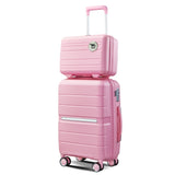 Luggage Sets 4 Piece PP Lightweight & Durable Expandable suitcase W2098126457