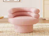 360&degSwivel Chair Swivel Accent Chair Round Swivel Chair Barrel Chair Vanity Chair for Living N763P331761P