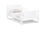 Connelly Reversible Panel Toddler Bed White/Rockport Gray B02257228