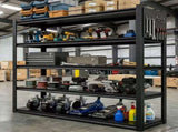 Heavy Duty Garage Shelving Units 72"H48"W24"D, 5-Tier Steel Adjustable Metal Storage Shelves,3000 96329654