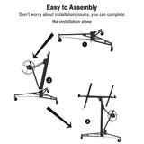 Drywall Lift 11FT, Drywall Lifter Panel Jack, 150LBS Heavy Duty Sheetrock Hoist with 360&deg Adjustable W2069P293026