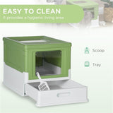 ZNTS Fully Enclosed Cat Litter Box 88077855