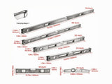 6-Piece Magnetic Torpedo Level Set, 78/48/32/24/16/10 Inch Aluminum Alloy Levels with Ruler & 51088974