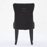 Nikki Collection Modern, High-end Tufted Solid Wood Contemporary Flax Upholstered Linen Dining Chair W1143P233648