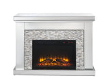 Laksha Mirrored & Stone Fireplace B2726P446682