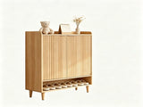 () 2 Cabinet Doors with Top Enclosure and 1 Row of Shelves for Shoe Cabinets 67298702