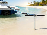 36" Stainless Steel Sand Anchor with Removable Handle, Bungee Line & Carry Bag 09203781