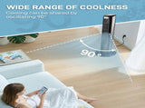RTW-GR36 US Standard 36 Inch Tower Fan, 110V 45W, Black Plastic Body with Copper Motor, Touch & 95070014