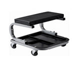 250 LBS Rolling Creeper Seat Padded Workshop Stool Mechanic Stool for Garage and Shop 45994726