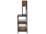5-Tier Kitchen Bakers Rack with 10 S-Shaped Hooks and 3 Cubes , Industrial Microwave Oven Stand, 93611055