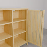 large-capacity single-door storage shelves in living rooms, bathrooms and other life scenes W2207P308721