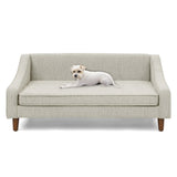 Durable Elevated Dog Sofa Bed,Pet sofa with modern irregular armrest design,Comfortable soft dog W487P266085