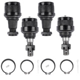 4Pcs Upper & Lower Ball Joint Package For 94-99 Ram 2500 3500 99-24 Ford F250 4WD 9920BJPACK 02464267