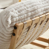 Accent Armless Lazy Sofa, Casual Single Sofa, Corduroy Fabric, For Living Room And Bedroom , With W876P304516