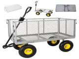 3-in-1 Oversized Steel Garden , 880lbs Pullable Mesh Metal Garden, All-Terrain Utility W2932P439430