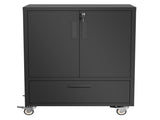 Tool Cart with Wheels, 40" H x 30" W x 20" D, Mobile Tool Cabinet with Lockable Casters & Drawer, T2398P407327
