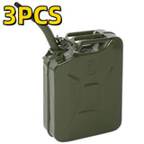 3 PCS 20L Portable American Fuel Oil Petrol Diesel Storage Can Army Green 80640024