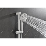 Shower System with Shower Head, Hand Shower, Slide Bar, Bodysprays, Shower Arm, Hose, Valve Trim, W2287141191