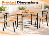 PVC Breakfast Table Chair Plus Version Burlywood 11121292