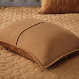 3 Piece Velvet Quilt Set Rust King/Cal King B03597649