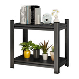 Adjustable Divider Shelf, Metal Bookcase, Office Vertical Storage Rack, Black, Assembly Required 42613494
