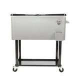 ZNTS 80QT Iron Spray Cooler with Shelf 38799184