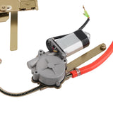 2 Door Flat Glass Power Window Kit with Switches Wiring Universal 63381192