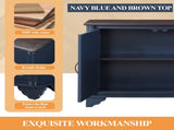 40" Console with Storage Shelf, Retro Entryway with Adjustable Storage Shelf, Sofa Couch W1202P146347