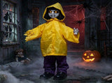 Halloween Animatronic Haunted Boy Prop Glowing Eyes & Moving Arms, Sound Activated Zombie Boy 27227645