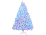 8 FT Pre-lit Artificial Christmas Tree, APP Controlled Xmas Tree Hinged Branches with 500 RGB Lights 10460984