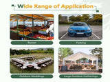 16x32 FT Party Tent with 3 Storage Bags & Removable Sidewalls, Outdoor Canopy Gazebo for Carport 28883627