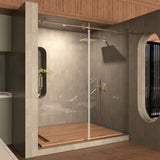 Frameless Sliding Shower Door 58-60 in. W x 76 in. H, Bathroom Sliding Door with 5/16" Clear W2619P202930