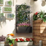 Garden Bed Galvanized PlanterGarden Bed with Privacy Pan 18126722