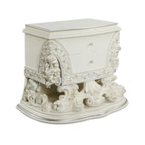 ZNTS ACME Adara NIGHTSTAND Antique White Finish BD01249