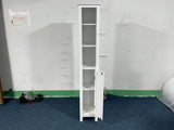 66.92" Tall Bathroom Storage Cabinet with Adjustable Shelves,Slim 1 Doors Freestanding Cabinet with W808P174804