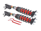 Set of Front Air to Coil Spring Struts w/ Electric Fit for Mercedes-Benz S-Class W221 2007-2013 RWD 02682332