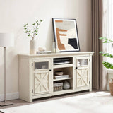 2 Doors Cabinet Farmhouse Cabinet, Farmhouse TV Stand Barn Design,Modern Farmhouse TV Media Stand, W1758P199934
