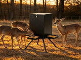 14 Gallon Gravity Deer Feeder 50-90 LBS Capacity Galvanized Coated Steel Wildlife Game Feeder with 4 70429595