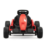 24V Electric Kids Go Kart, Batteryed Outdoor Ride On Toy w/ 5 mph Max Speed, Music, Horn, W2181P152212