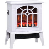 ZNTS 750W/1500W 18 inch Electric Fireplace Heater-white （Prohibited by WalMart） 07595653