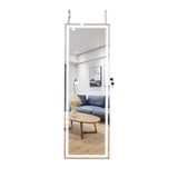 Fashion Simple Jewelry Storage Mirror Cabinet With LED Lights Can Be Hung On The Door Or Wall W2512P201001