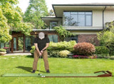 10ft Golf Putting Mat - Automatic Ball Return, 3 Hole Sizes , BrownGreen 52404563